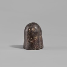 Grinder, Grinder in the shape of a rounded cylinder with a flat base, 2nd century, from Edfu, tool,