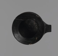 Gnathia-style mug, Antique vessel mug from Apulia, Southern Italy; 4th–3rd century BC. Red clay