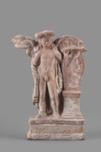 Figurine of Eros with a lyre, Eros myth., Greek deities, lyres musical instruments. Figurine of