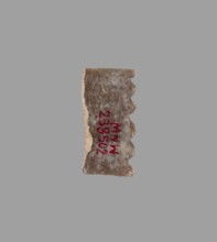 Blade — insert for a sickle;, Flint tool used as a sickle insert. Uruk culture, Southern