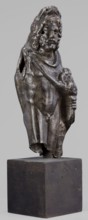 Figurine of Sylvanus in goat skin, with a pine wreath and a pine branch in his hand, figurines from