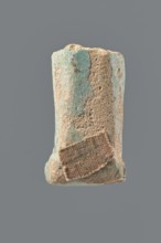 Shabti legs, mummy-shaped funerary figurine fragment: fragment of the figurine's legs preserved