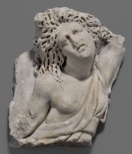 Fragment of a sarcophagus with a depiction of the Amazonomachy, unknown Roman workshop, 2nd quarter