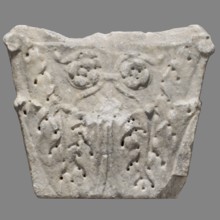 Corinthising pilaster capital, Corinthising style; architectural element / capital; decorative