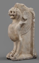 Bench support with a griffin figure, unknown Roman workshop; furniture; griffins myth.; Roman