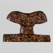 Amulet - headboard, furniture protective amulet in the shape of a miniature headboard; Late Period,