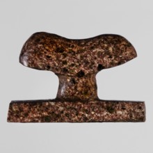 Amulet - headboard, furniture protective amulet in the shape of a miniature headboard. 664–332 BC;
