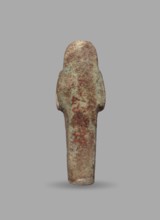 Ushabti, Mummy-shaped funerary figurine, ushabti. Arms crossed on the chest, hands arranged in a