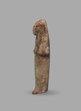 Ushabti, Mummy-shaped funerary figurine, ushabti. Arms crossed on the chest, hands arranged in a