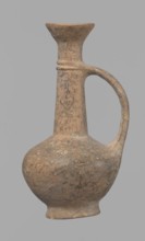 Jug, Cypriot pottery, Base Ring Ware I. Jug with an echinus-shaped foot; a biconical, slightly