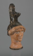 Oinochoe in the shape of a woman's head, Greece, Attica, ca. 450 BC. Oinochoe vessel fashioned from
