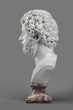 Portrait of Emperor Septimius Severus, unknown Roman workshop; Roman Empire 193–211; sculpture;