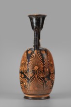 Ariballus lekythos with a depiction of a seated woman, unknown Apulian workshop, Classified