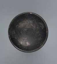 Bucchero Nero cup, Goluchów Greater Poland Voivodeship, Etruria Italy, 6th century BC, vessel,