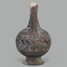 Oinochoe, unknown Cypriot workshop; Arsinoe Cyprus. Oinochoe on a cup-shaped foot with a spherical