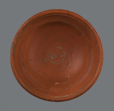 Terra sigillata bowl, Nasso Workshop; Dragendorff 1895 form 27. Fine-grained clay, orange-brown 2