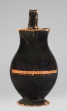 Olpe type of jug for liquids with inscription, unknown Attic workshop; Crito ca. 550–500 BC