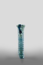 Dilekyt, unknown Syrian workshop; lekythos glass vessel, tube with spirally applied thread folded