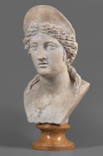 Bust of a woman wearing a diadem, unknown Roman workshop, A woman's head set on a bust, possibly