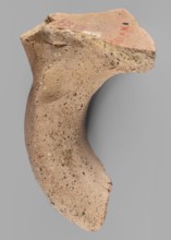 Fragment of a vice from a Sinopean transport amphora with a rectangular four-line stamp. The last