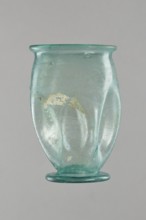 Glass cup, Egypt, 1st–2nd century AD. Type: Isings form 32. Transparent bluish-green glass. Cup