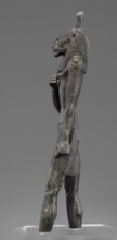 Figurine of the god Mahes, Mahes myth., Egyptian deities, Egyptian art, Egyptian sculpture.