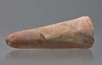 Basa's funeral cone, Basa ca. 664–610 BC. Cone-shaped funerary cone, height 9 cm, width 23 cm,