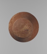 Vessel, Egyptian pottery, ceramics, clay vessel. A conical vessel, widest at approximately 3/4 of