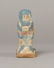 Figurine of the Soul of Ba;, Subject: Ba mythology. Description: painted and carved figurine with