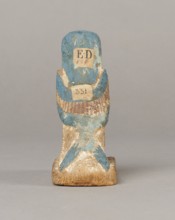 Figurine of the Soul of Ba, Ba mythology; birds; bird iconography; djed pillars; wigs; Soul