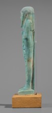 Udja-hera shabti, Udja-hera ca. 380–343 BC, wigs, hieroglyphs, hoes, beards facial hair, Book of