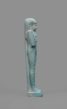 Udja-hera shabti, Udja-hera ca. 380–343 BC. Mummy-shaped funerary figurine shabti, Late Period,
