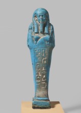 Padiamonnesut's shabti; Padiamonnesut ca. 664–525 BC, Tadiasetmen ca. 664–525 BC. Mummy-shaped