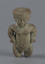 Amulet - Ptah-dwarf Pataikos, maker, subject: Ptah-dwarf mythology. Figurine of a naked dwarf man