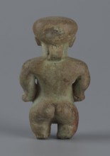 Amulet - Ptah-dwarf Pataikos, Ptah-dwarf mythology. Figurine of a naked dwarf man with a large head