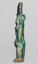 Amulet — god Bes; creator, subject: Bes Egyptian deity; period: 664–332 BC, Late Period, Egypt;