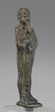 Figurine of the god Ptah; creator, restitution provenance; Ptah mythology; Egyptian deity; ankh and