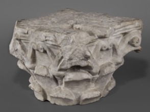 Corinthian capital, Restitution Lubusz Region. Roman architecture; acanthus leaves ornament.