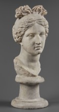 Head of the goddess Aphrodite, Roman workshop, Roman sculpture, portraits, early 1st century 1st