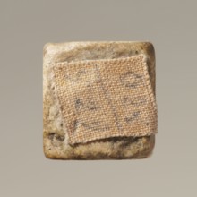 Dice, six-sided dice for the game of dice, points 1–6 shown as hollow circles and dots, material