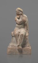 Terracotta figurine of an actor, Terracotta; Hellenistic period, Greece, 332–30 BC. Figurine of an