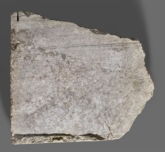 Fragment of an orthostat with relief decoration, unknown Neo-Assyrian workshop. Fragment of a stone