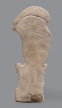 Figurine of Hermes Cryophorus. Statuette of Hermes Cryophorus striding to the right, carrying a
