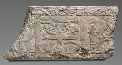 Relief from the mortuary temple of Niuserre, Niuserre ruler of Egypt; ca. 2445–2421 BC, restitution