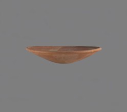 Bowl, Low bowl with a rounded bottom and a widening, rounded rim. Nile clay, fine-grained,