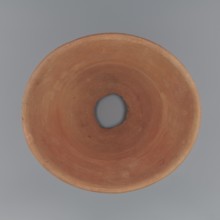 Cake baking mold. A vessel so-called flower pot for baking bread with a conical shape and a flat