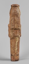 Papyrus container — figure of the god Ptah-Sokar-Osiris. Atef crown with narrow feathers on a