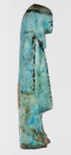 Shabti overseer Amenemone, A shabti funerary figurine depicted in living attire, wearing a