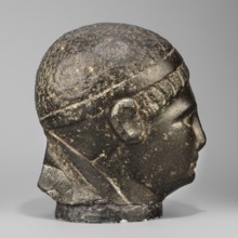 Head of a Ptolemaic prince, Diadems; probable portrait of Ptolemy XV Caesarion ruler of Egypt;