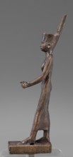 Figurine of the goddess Neith, revindication Bytom, Neith mythology, uraeuses, crown iconography,
